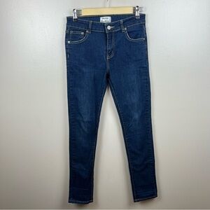 Acne Studios Skin 5 Skinny Jeans Womens Size 29 Dark Wash Mid Rise Blue Denim